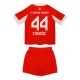 Bayern Munich Josip Stanisic #44 Replike Domaci Dres za djecu 2025-26 Kratak Rukav (+ Kratke hlače)